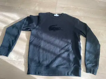 LACOSTE 블랙 맨투맨 US S 사이즈