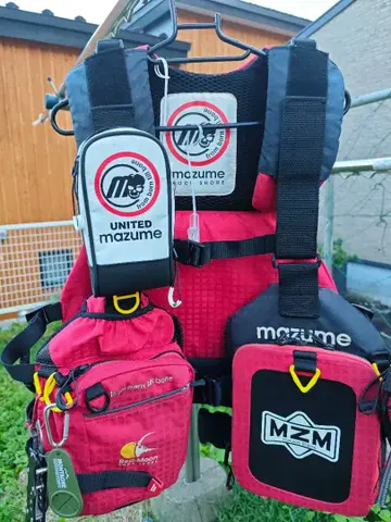 mazume MZM 낚시 구명 조끼 새상품급