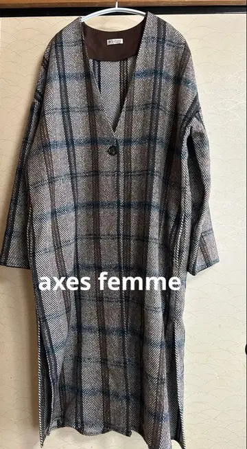 axes femme 노카라 롱 코트