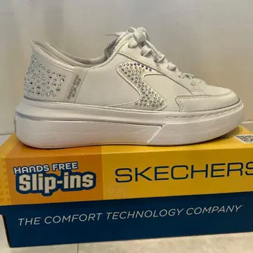 SKECHERS 슬립온 스니커즈 185271/WHT 6