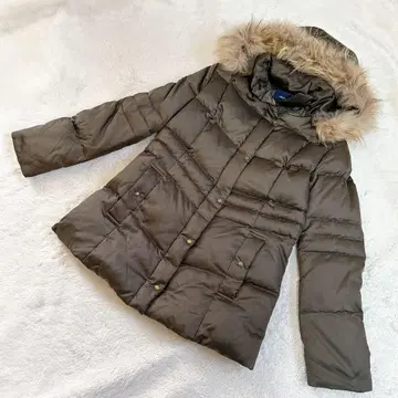 새상품급 뉴요커 다운 자켓 후드 퍼 워셔블