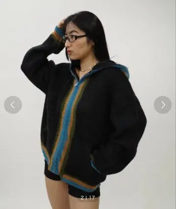 WHO'S WHO gallery 니트 후드티