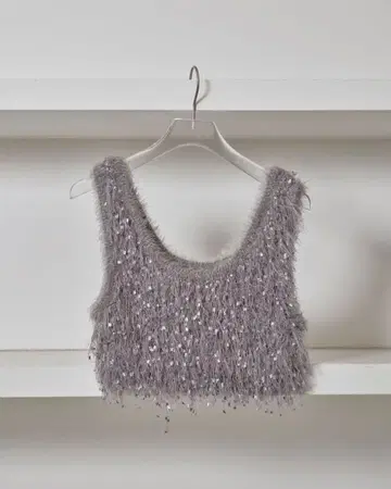 TODAYFUL 프린지 니트 뷔스티에