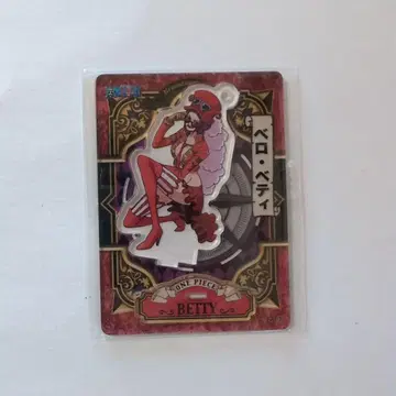 베로 베티 아크릴de 카드 ONEPIECE