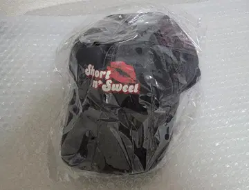 새상품 [사브리나 카펜터] Short n' Sweet 모자 블랙 캡