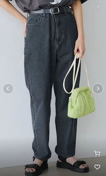 스튜디오 클립 테이퍼드 데님 3L