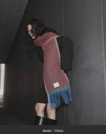 hellam 배색 볼륨 머플러