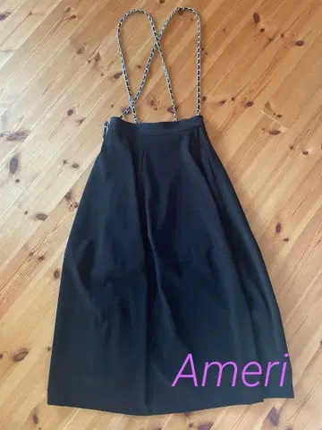 [ Ameri Vintage ] chain suspender skirt
