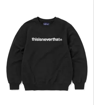 thisisneverthat 블랙 맨투맨 M