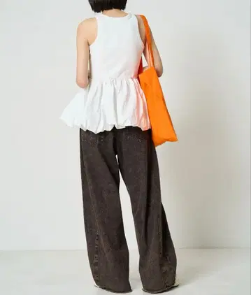 FREAKS STORE 배럴 데님 프릭스스토어 브라운