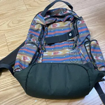 버튼 백팩 컬러풀 백팩