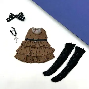 [ 리카짱 캐슬 ] 리틀팩토리 복각판 초대리카짱용 드레스 세트 1