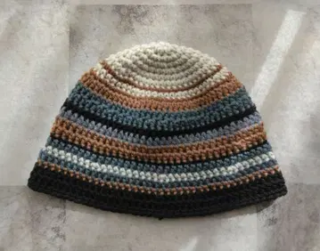크러셔 모자 크로셰 모자 핸드메이드