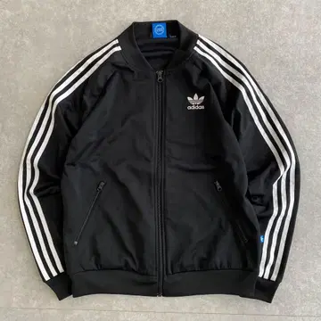 아디다스 트랙 자켓 저리 자수 로고 구제 의류