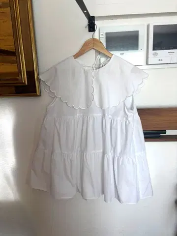 yori 스캘럽 블라우스