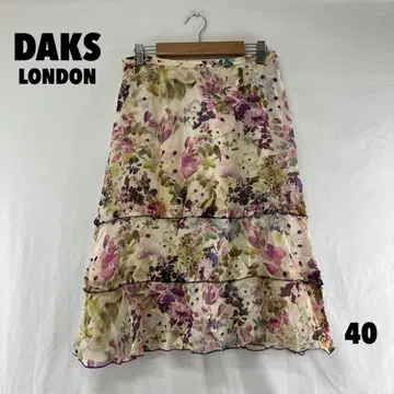 W0711S DAKS LONDON 미디 스커트