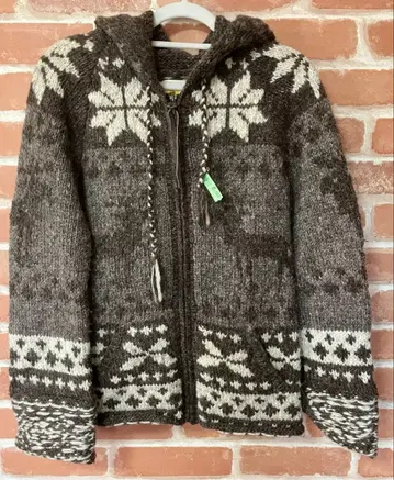 [새상품급] Ray BEAMS 후드 부착 코위찬 니트