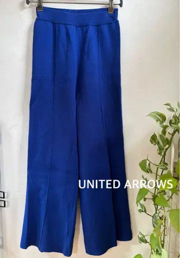 시착만 한 상품 UNITED ARROWS 파랑 와이드 팬츠