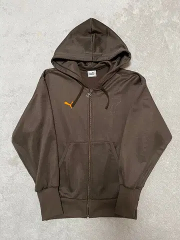 PUMA 다크 브라운 집업 후드티 트랙 자켓 일본제