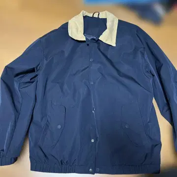 네이비 자켓 M 사이즈 코듀로이 옷깃