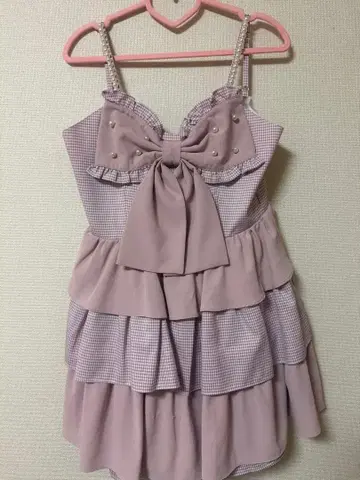 Ank Rouge 프릴 리본 미니 스커트