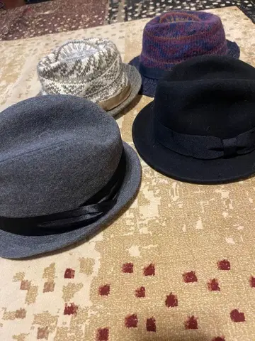 울 펠트 햇 세트 새상품급