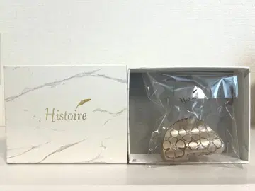 [ 미사용 새상품 ] Histoires 꽃무늬 헤어 클립 클리어