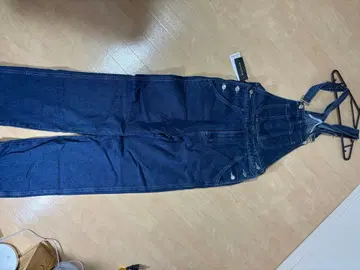 다크 블루 데님 오버롤