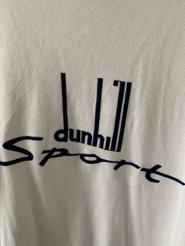 레어 dunhill 던힐 스포츠 로고 맨투맨 L 화이트 White
