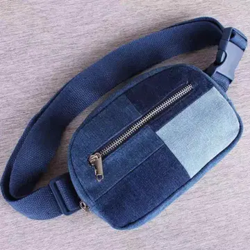 데님 패치워크 바디백