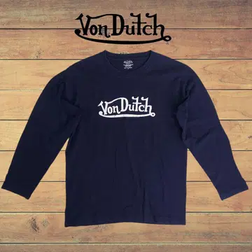 Von Dutch 로고 프린트 아메카지 7부 소매 티셔츠 M