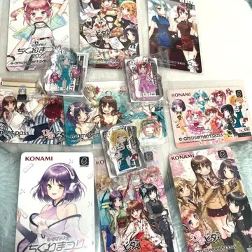 히나비타 코코나츠 e-amusement pass 9장 + 아크릴 블록