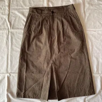 MHL. 박스 스커트 마가렛호웰 하운드투스 체크