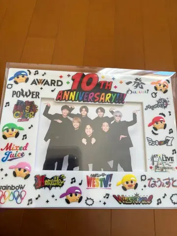 쟈니즈WEST 10TH ANNIVERSARY 사진 프레임
