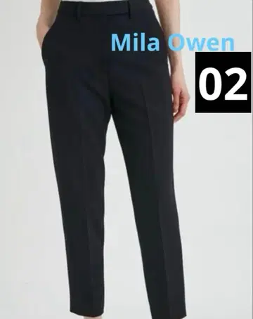 미라 오웬 뒷밴딩 테이퍼드 팬츠 09WFP214100 2