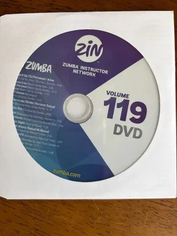 Zumba ZIN Volume 119 DVD (2025년 10월 배포)
