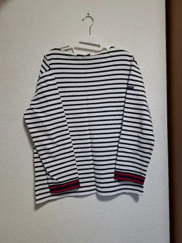 세인트 제임스 화이트 x 네이비 (소매 빨간색) T6