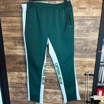 CAPTAIN'S HELM 그린 트랙 팬츠