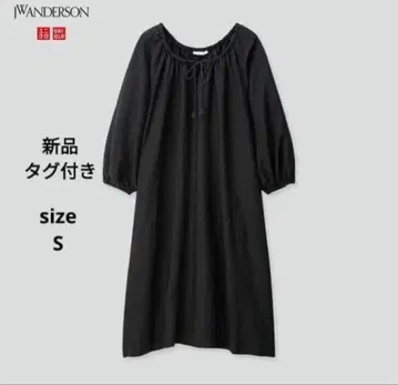 [택 포함 새상품] 유니클로 JW ANDERSON 린넨 개더 원피스