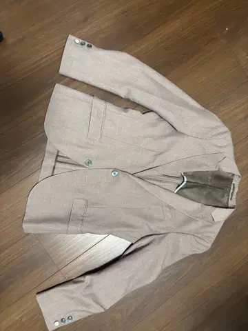 남성용 자켓 베이지