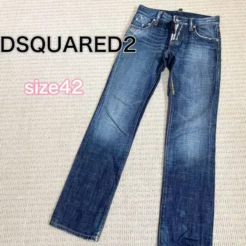 디스퀘어드 프론트 지퍼 디자인 데님 청바지 여성용 M