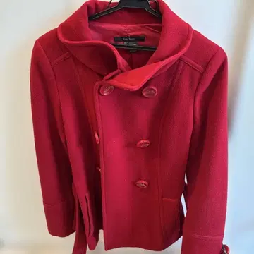 ZARA BASIC 빨간색 피코트 S 사이즈