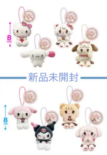 mikko x sanrio 도넛 디자인 마스코트 컴플리트 세트