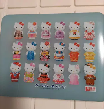 새상품 헬로키티 케이스 포함 레터 세트 우체국