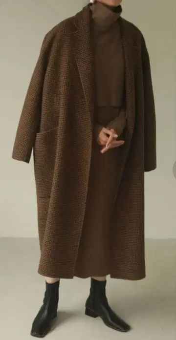 TODAYFUL 오버 체크 코트