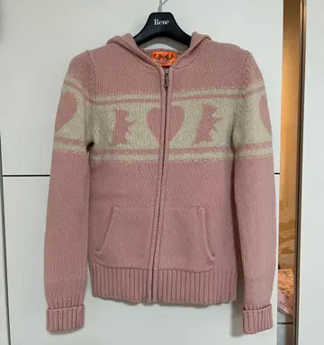 쥬시 꾸뛰르 후드 니트 스웨터 S