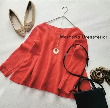 멜체리아 드레스테리아*캐시미어 100*폭신폭신 플레어 니트*