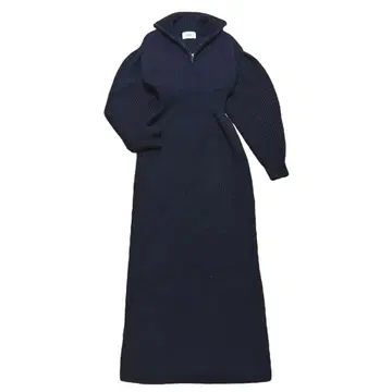 클라네 미 실루엣 돌먼 슬리브 니트 원피스 블랙