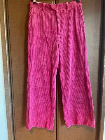 08sircus 코듀로이 와이드 팬츠 핑크