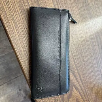 HIROKO KOSHINO HOMME 블랙 합성 피혁 장지갑